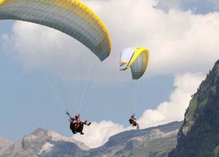  飞行滑翔伞 Samoens